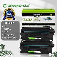 2PK Replace For HP 05A CE505A Black LaserJet Toner Cartridge for P2035, P2055 picture