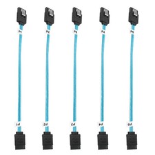 5Pack SATA III Cable:8 Inch Short-Sata Cable Thin 0.2M, Straight Flexible 6Gb Da picture