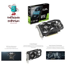 High-Performance GeForce RTX 3050 6GB GDDR6 with Dual Fans & Steel Bracket picture