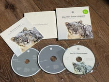 Mac OS X Snow Leopard Operating System Version 10.6.3 Apple Disc Software Retail picture