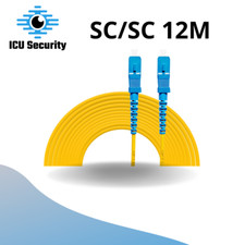 Lot  of 5  9/125 Single Mode Fiber Patch Cable SC/UPC-SC/UPC Simplex 12 M picture