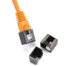 Click On/Lockable RJ45 Plug Protector Cat5E/Cat6/Cat6A/Cat7/Cat8 Ethernet Head D picture
