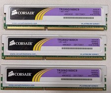 Corsair XMS3 6GB (3x2GB) DDR3 1600MHz Triple Channel RAM Kit TR3X6G1600C9 picture