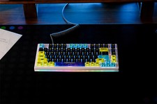 PBT Cyberpunk Theme Keyboard Keycaps Cherry Profile Set For MX US picture