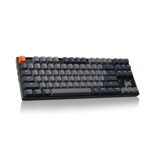 KEYCHRON K8 TENKEYLESS MECHANICAL KEYBOARD WHITE BACKLIGHT SIZE - BLACK/GRAY picture