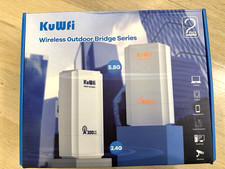 KuWFi 2-Pack 300Mbps Outdoor Wireless Bridge,  CPE-130H picture