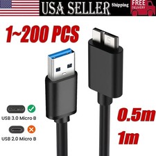 Micro USB 3.0 Cable High Speed Data SYNC For HDD External Hard Drive LOT picture