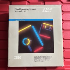 IBM DOS 3.30 Disk Operating System 1st Edition 5.25 Software Disks Untested 1987 picture