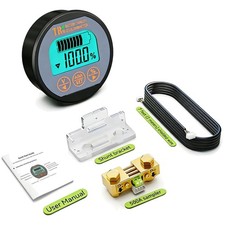 Battery Monitor with Shunt, 8-120V, 500A Voltage Meter picture