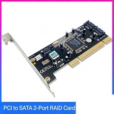 PCI to 2-Port SATA RAID Disk Array Card SATA I Hard Disk Extended Card Sil3112 picture