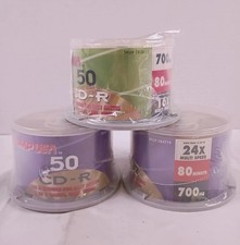 COMP USA CD-R Recordable Compact Discs 24x 80 Min 700MB 3 50 Packs New & Sealed picture