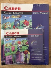 Canon Creative CD ROM & User Manual CST 4181-000 ~Sealed inOriginal Plastic Wrap picture