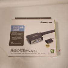 IOGEAR GCS22U 2-Port USB KVM Switch VGA One Touch Remote Two Computers picture
