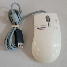 RARE Microsoft IntelliMouse w/IntelliEye 1.0 USB PS/2 Compatible P/N: X0491790 picture