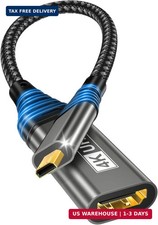 Micro HDMI to HDMI Adapter,4K@60Hz 3D 1080P Type D to A adapter cable... picture