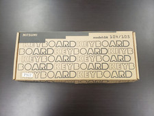 New Vintage Mitsumi Keyboard KFK-EA4SA Model SA 104/105 PS/2 Original Box picture