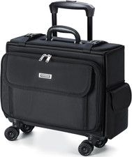 Rolling Laptop Bag 15.6 Inch, Ballistic Nylon Wheeled Briefcase for Men Women, P picture