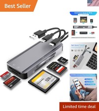 Versatile 5-in-1 Memory Card Reader for Smartphones & Tablets - Durable Design picture