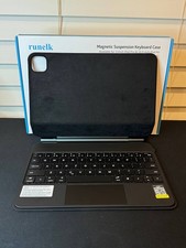 runelk Keyboard Case for iPad 10th 11th Gen A16 10.9” Trackpad Magnetic Black picture