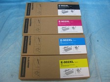 Bundle of 4 CYMK Compatible E-902XL Ink Cartridge - For WF-C5210 - NEW  picture
