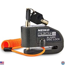 NEIKO 52908A Anti-Theft Motorcycle Disc Lock with Alarm & Motion Sensor Security picture