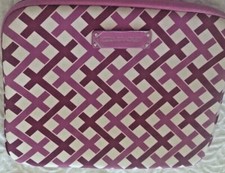 VERA BRADLEY NEOPRENE TABLET SLEEVE JULEP TULIP PINK PURPLE WHITE 8 X 10 NWT picture