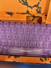 Higround Crystal Amethyst Basecamp 65% Mechanical Keyboard, White Flame picture