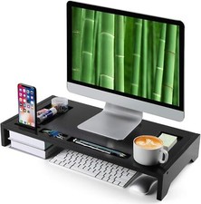 Bamboo Monitor Stand Riser 23