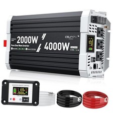 2000 watt Pure sine Wave Inverter, 12V DC to 110V AC Power Inverter, 12v-2000W picture