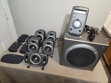 Logitech Z-680 Stereo Computer Surround Sound Speakers & Control - TESTED Video picture