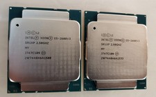 Pair of Intel Xeon E5-2680 V3 SR1XP 12-Core 2.50GHz Server Processor picture