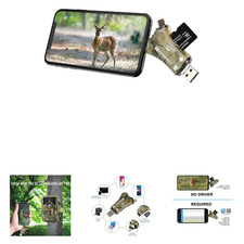 Trail Camera SD Card Reader Adapter 4 in 1 Lightning Type C Micro USB for iPhone picture