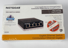 New NETGEAR GS305 5 Port Gigabit Ethernet Unmanaged Switch 300 Series (dmg box) picture