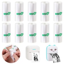 10 Rolls Mini Thermal Printer Sticker Paper 57 x 25mm Self-Adhesive for Mini ... picture
