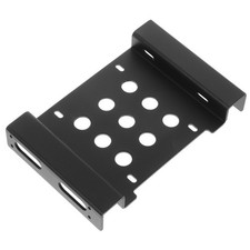 Black Aluminum Alloy Front Bay Adapter 3.5 Inch to 5.25 Inch Hard Drive picture
