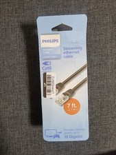 Philips Network Cable Streaming Ethernet Cable Audio/Video Cat6 Network 7ft picture