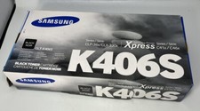 Genuine Samsung CLTK406S / CLT-K406S / 406S Black Toner (Open Box Still Sealed) picture