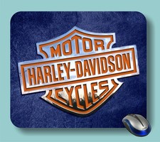Harley Davidson Motorcycle Computer Mouse Pad Gift    ha05 picture