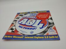 VINTAGE 1999 AMERICA ONLINE 500 hours 56k Turbo 5.0 *sealed* CD-ROM picture