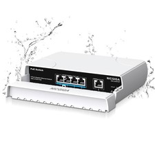 Outdoor Waterproof 4-Port Gigabit PoE Switch with 4 Port PoE+@78W + 1000Mbps ... picture