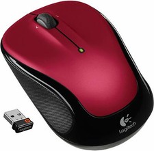 Logitech Wireless Mouse M325 with Designed-For-Web Scrolling - Red - Brand New picture
