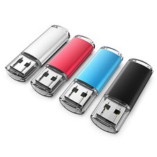 Kootion USB 2.0 4PCS 16GB Metal Rectangle Model USB Flash Drive Memory Stick Pen picture