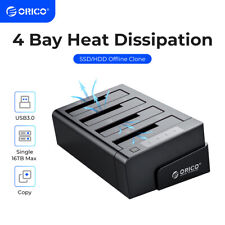 ORICO 4Bay USB3.0 External Hard Drive Docking Station for 2.5/3.5'' HDD SSD 48TB picture