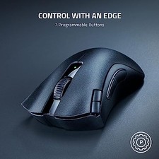 Razer - DeathAdder V2 X HyperSpeed Wireless Optical Gaming Mouse with -  Black picture