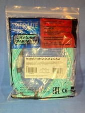NEW Tripp-lite N846D-05M-24CAQ 16 Strand OM4 Fiber Breakout Cable Aqua picture