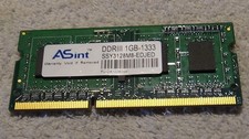 Ddriii 1GB 1333 RAM SSY3128M8-EDJEF picture