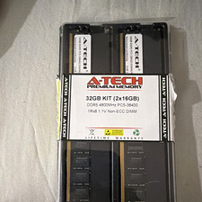 A-Tech Premium Memory 32GB (2x16GB) DDR5-4800 PC5-38400 288-Pin DIMM picture