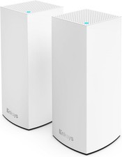 White - Linksys Atlas WiFi 6 Router Home WiFi Mesh System MX2000 2 Pack picture