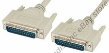 Lot10 3ft IEEE1284 DB25 pin Male-M Parallel Bi-Directional Switch Box Cable {AA picture