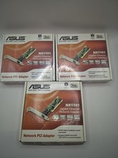 ASUS NX1101 Gigabit Ethernet PCI Network Adapter Card NEW Sealed Lot of 3 picture